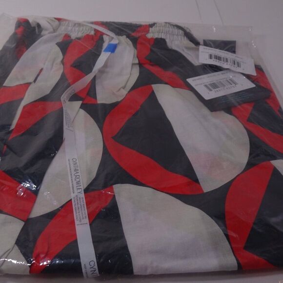 Cynthia Rowley Women's graphic-print high-waist Maxi Skirt XS NWT 325 RED - Picture 6 of 9